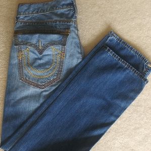 True Religion straight leg jean